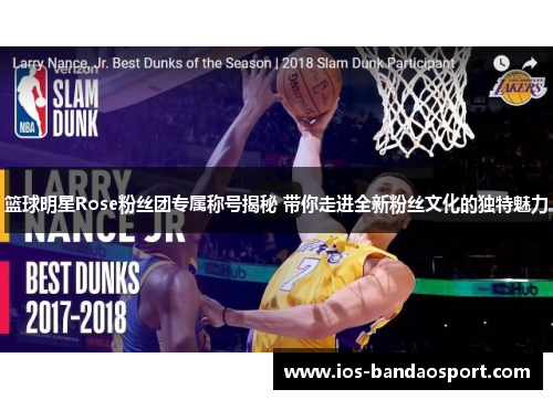 篮球明星Rose粉丝团专属称号揭秘 带你走进全新粉丝文化的独特魅力 篮球明星Rose粉丝团专属称号揭秘 带你走进全新粉丝文化的独特魅力